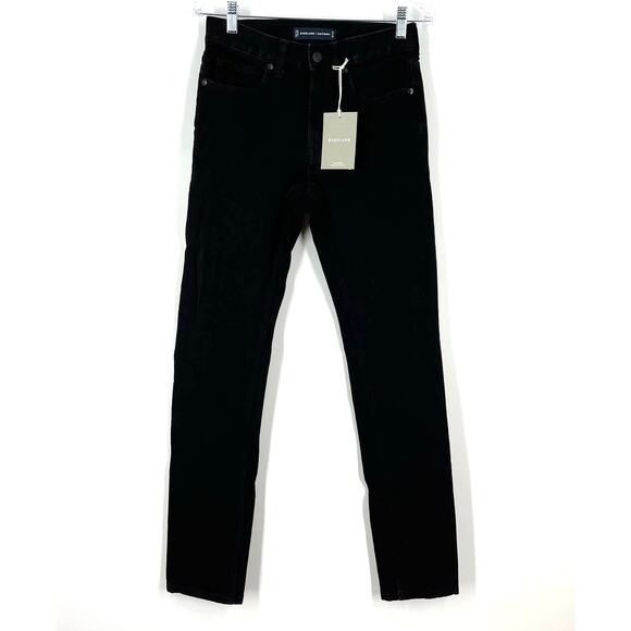 Everlane Uniform The Slim Jean Black Organic Cotton Men's Size 28X32 NWT - Picture 1 of 5